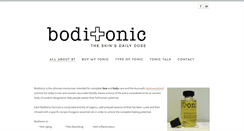 Desktop Screenshot of boditonic.com